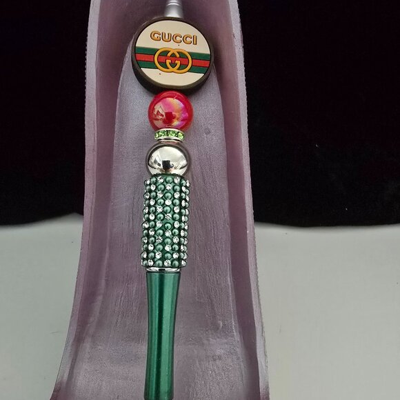 Pick-a-Pretty Pen w/Lux Fashion Inspired Bling Pen w/Ink Refill by PenGwensPosh - Picture 1 of 5